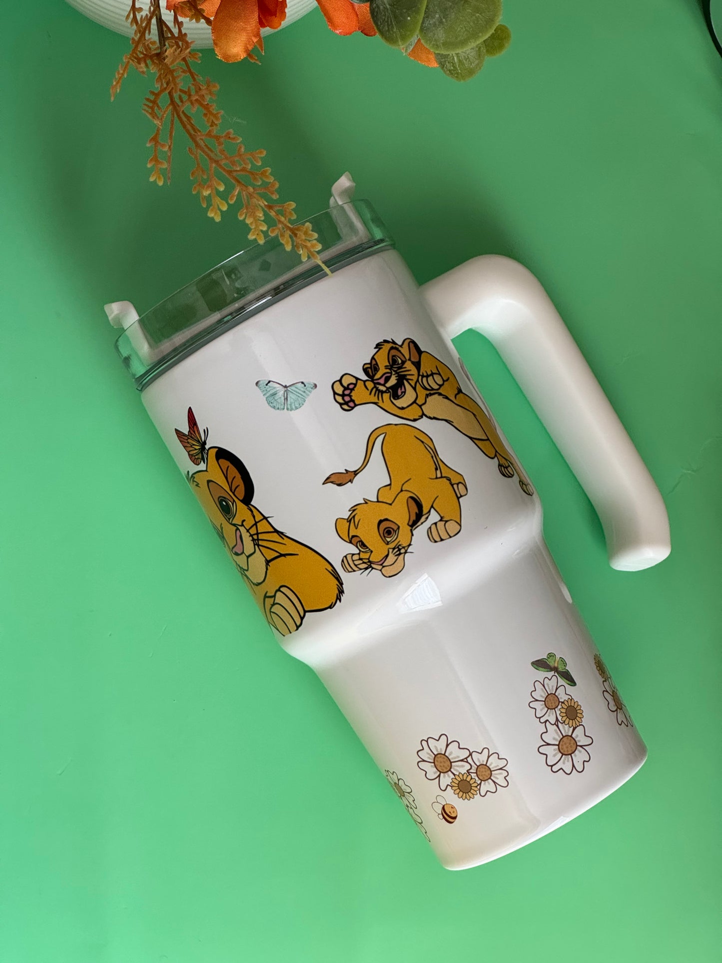 Simba and Nala Tumbler