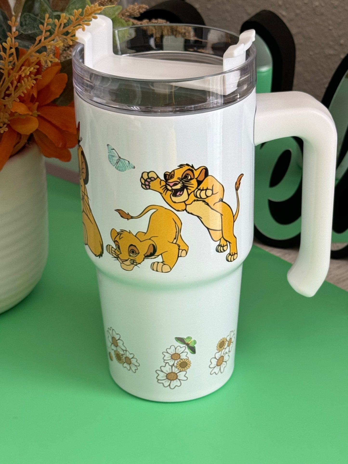Simba and Nala Tumbler