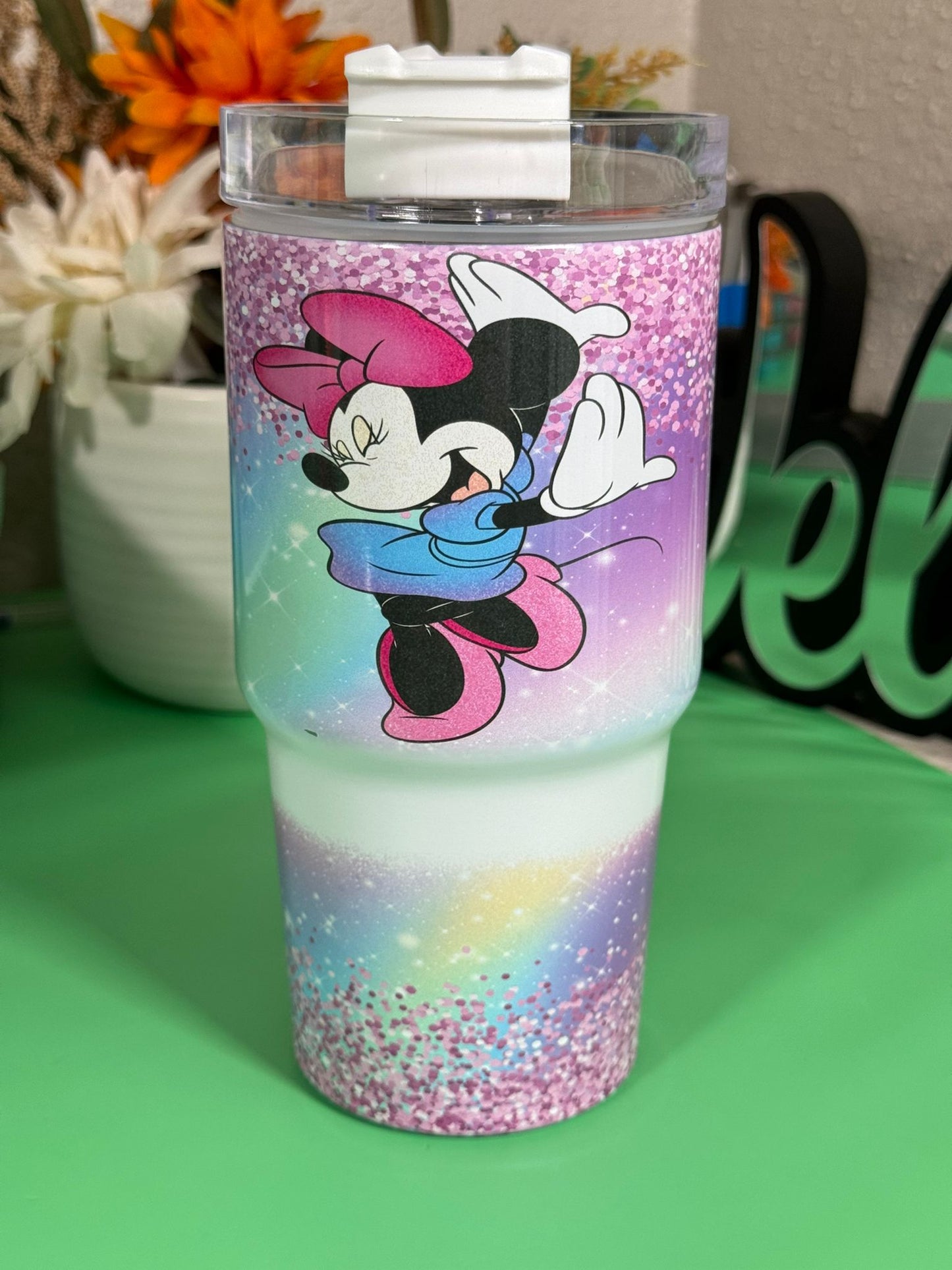 stainless steel cup for kids , size 30 oz Minnie Mouse tumblers