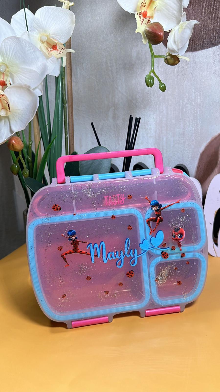 Lady Bug Personalized Lunch Box