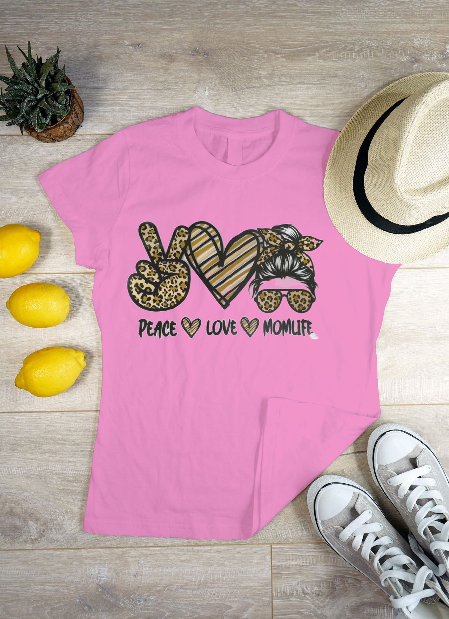 Peace love mom life T-shirt