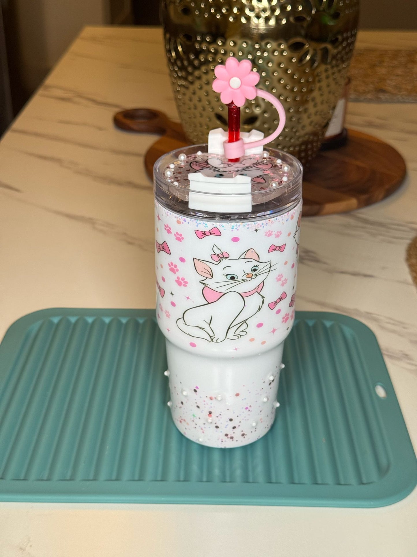 PINK CAT TUMBLER