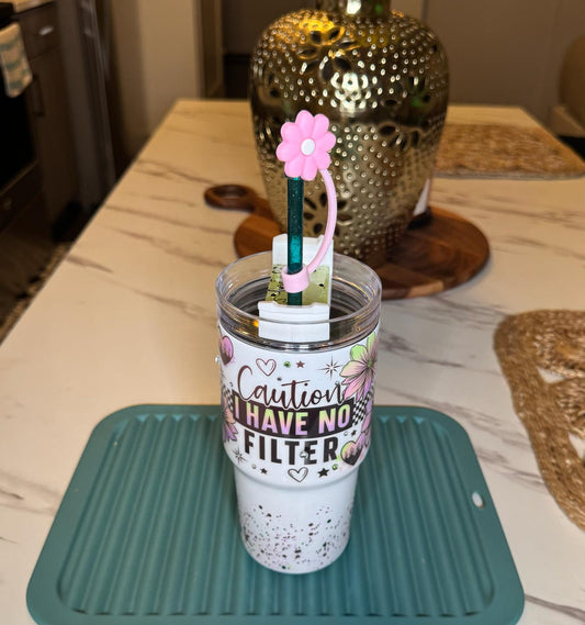 GLITTER NO FILTER TUMBLER
