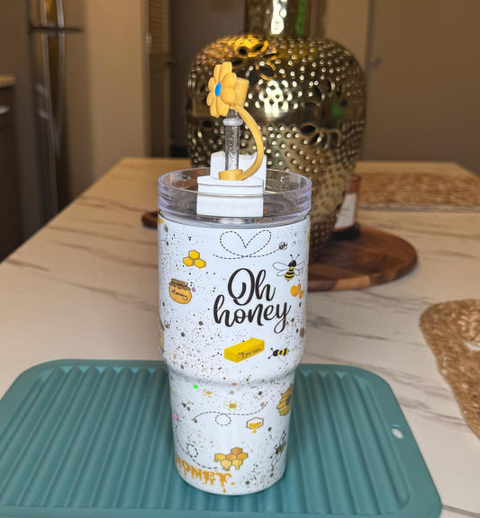 OH HONEY GLITTER TUMBLER